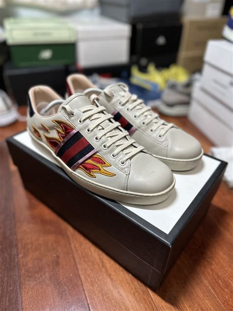 gucci 431920|gucci ace flames.